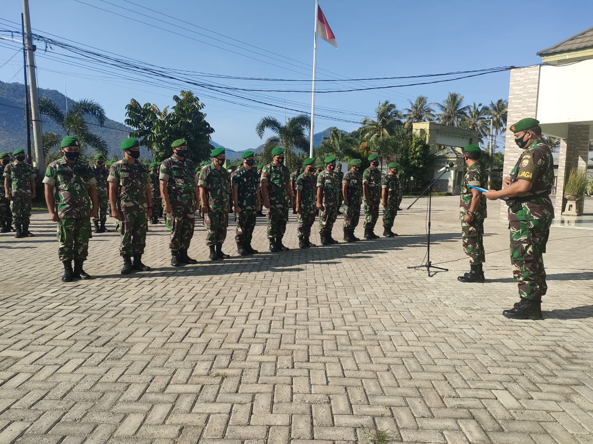 Jelang Lebaran Idul Fitri 1443 H, Kodim 1628/SB Gelar Apel Luar Biasa