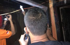 Pastikan Penyebab Kebakaran, Tim Identifikasi Polres KSB Cek TKP