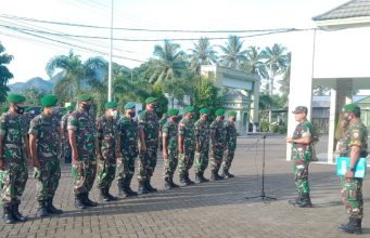 Usai Cuti Lebaran, Dandim 1628/SB Tekankan Anggota Semangat Dalam Bekerja