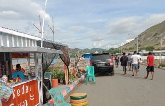 Imbas Pemindahan Counter Tiket Kapal Cepat, Lapak Pedagang Dermaga F3 Sepi Pengunjung