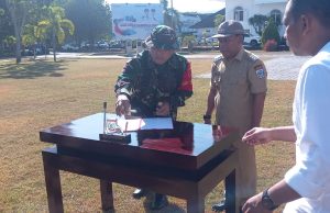 Danrem 162/WB Hadiri Upacara Pembukaan TMMD KE-114