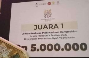 Mahasiswi Asal KSB Juara 1 Ajang National Business Plan Competition 2022