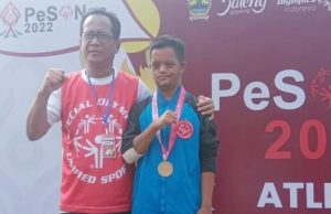 M. Nasir Atlet Asal Desa Manemeng Sumbang Medali Emas Bagi NTB