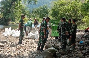 Penuhi Kebutuhan Air Masyarakat, Kodim 1628/SB Kembali Bangun Pompa Hidram di Desa Lamuntet