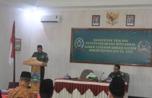 Tim Assistensi Tehnis Bintahwil Pusterad Kunjungi Kodim 1628/Sumbawa Barat
