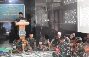 Momentum Maulid, Dandim 1628/SB Ajak Anggota Untuk Pandai Bersyukur