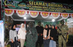 Stand Pameran Kodim 1628/SB Diserbu Pengunjung