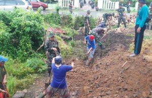 Bangun Kebersamaan, Kodim 1628/SB Gelar Karya Bhakti Bersama Warga