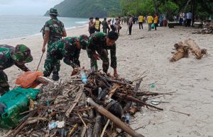Kodim 1628/Sumbawa Barat Bersinergi Melaksanakan Karya Bhakti
