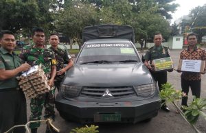 Peduli Warga Terdampak Banjir di KSB, Kodim 1607/Sumbawa Salurkan Bantuan