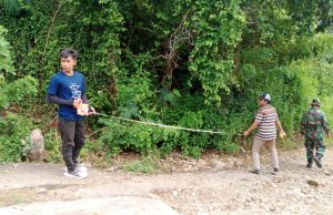 Jelang TMMD Ke 116 Kodim 1607/Sumbawa Dilaksanakan Tinjau dan Patok Rencana Sasaran Fisik