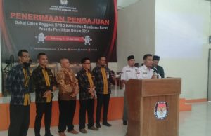 Ajukan Bacaleg Ke KPU, PBB KSB Target Raih 5 Kursi