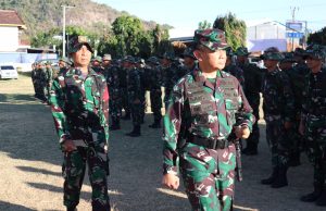 Danrem 162/WB, Pimpin Upacara Penutupan TMMD Ke-116