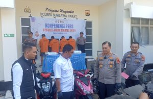 Operasi Jaran Rinjani 2024, Polres KSB Ungkap 4 Kasus Curanmor dan Curat