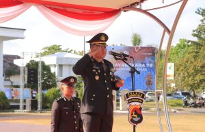 Polres KSB Gelar Upacara Peringatan Hari Bhayangkara ke 78