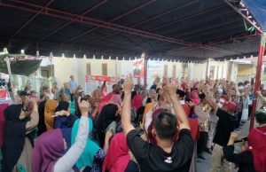 Di Guyur Hujan, AMANAH di Sekongkang Atas di Atas Angin