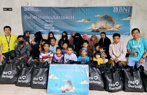 BNI KCP Taliwang Berbagi Bingkisan di Bulan Suci Ramadhan