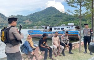 Atasi Gangguan Kamtibmas Sat Samapta Polres Bima Kota Patroli di Kawasan Wisata