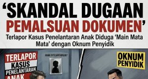 Skandal Dugaan Pemalsuan Dokumen: Terlapor Kasus Penelantaran Anak Diduga ‘Main Mata’ dengan Oknum Penyidik