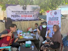 Alumni FKG UNAIR Gelar Pelayanan Gigi Gratis di 12 Titik Terdampak Bencana di Flores